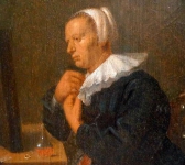 Portrait of a Woman with Mirror, about 1630